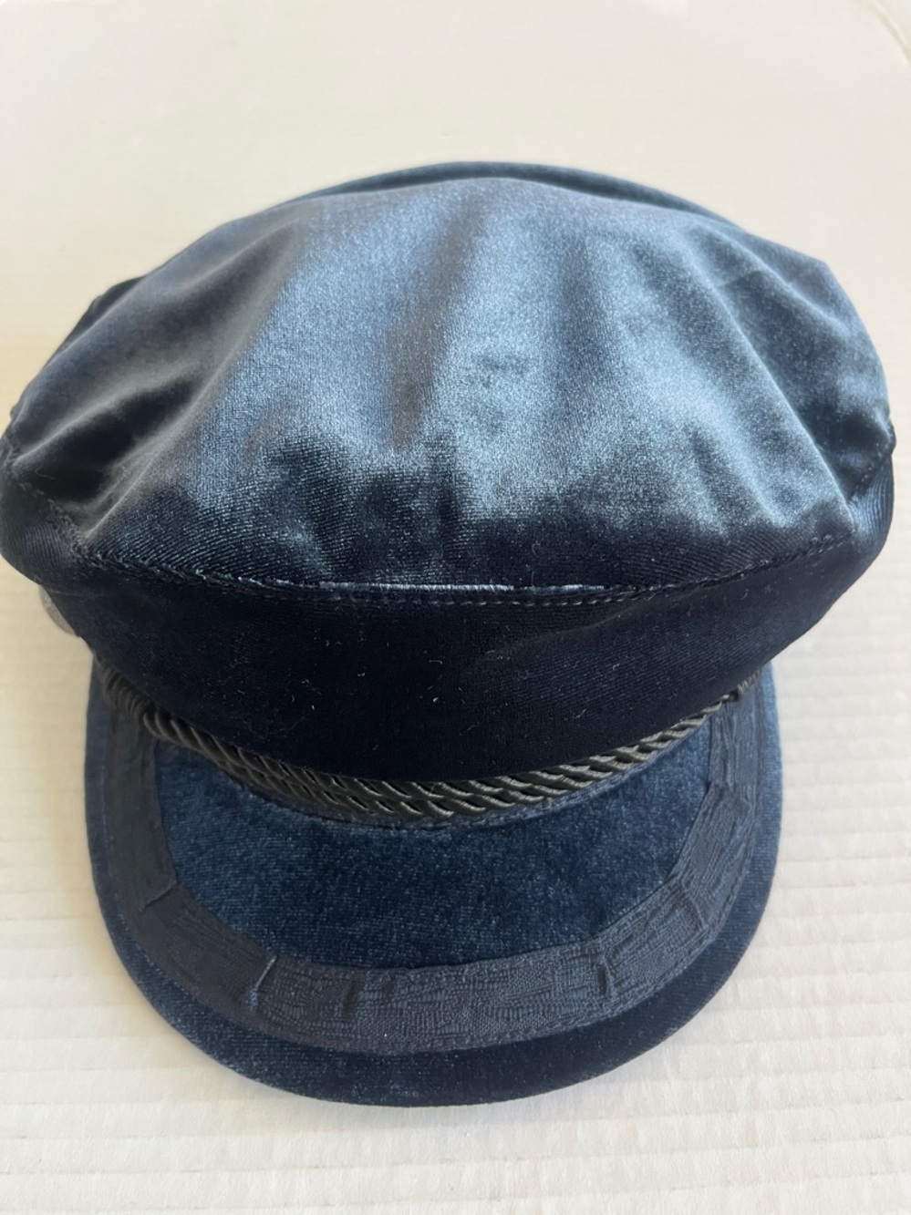H&M Velvet Captain’s Cap